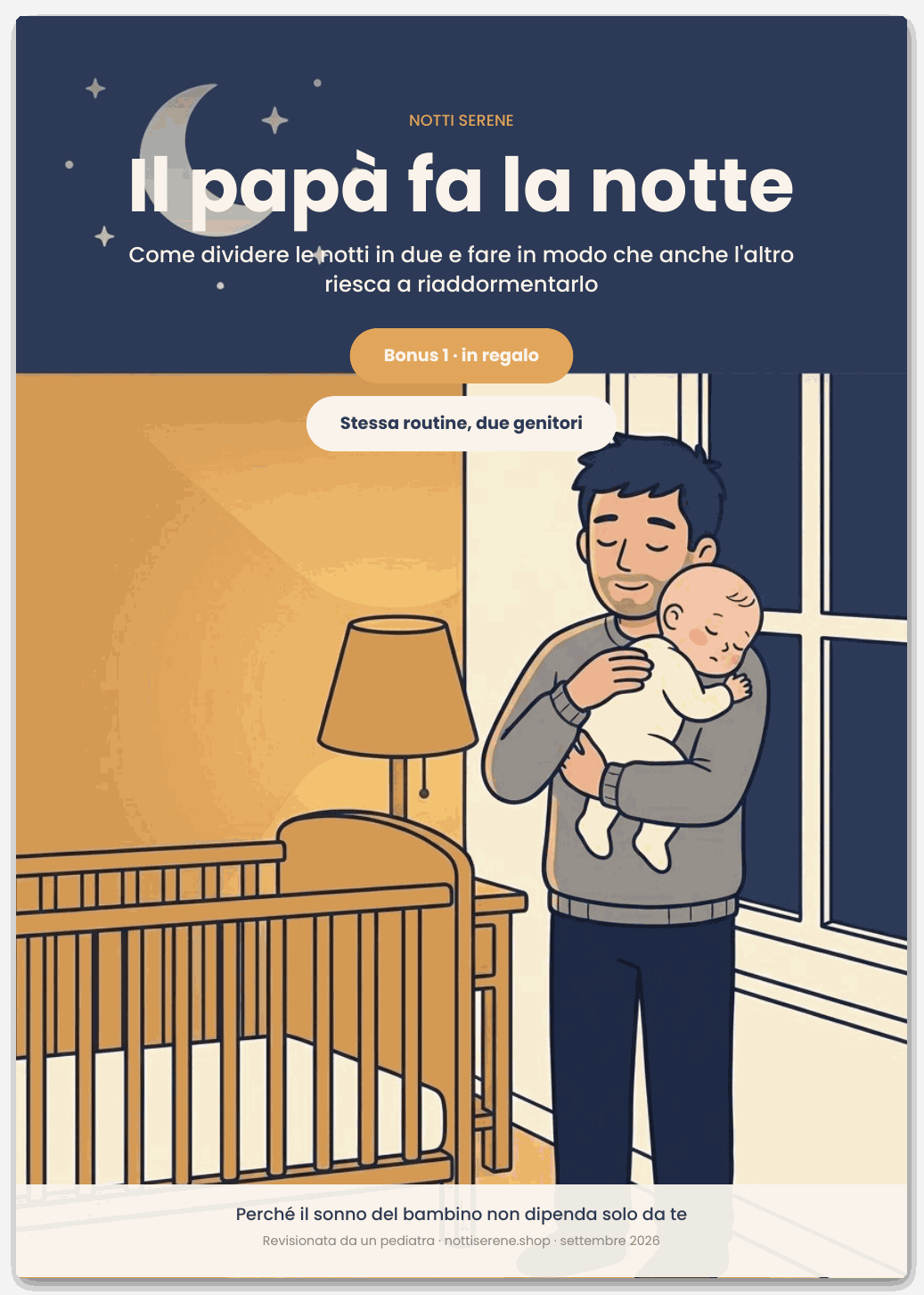 Copertina di Bonus · Il papà fa la notte